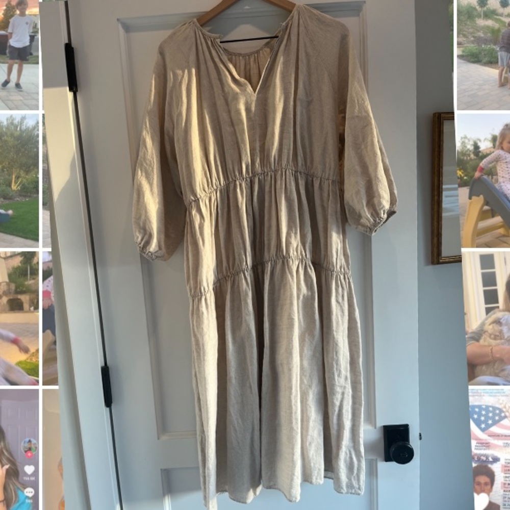 Dissh beige dress